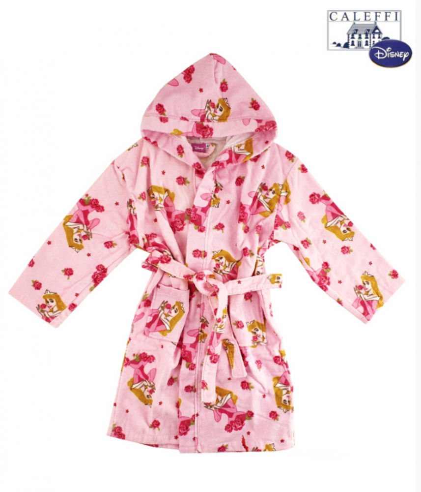 Accappatoio bambina Principesse Rose Disney - Caleffi - Accappatoi