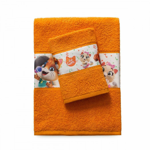 Coppia di asciugamani bambino - 44 GATTI - Asciugamani - Bagno