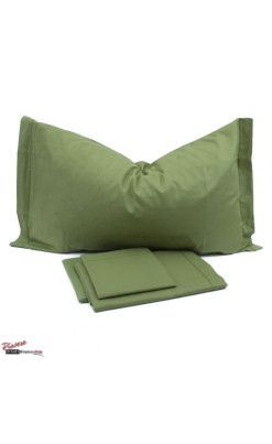 completo lenzuola verde puro cotone ';