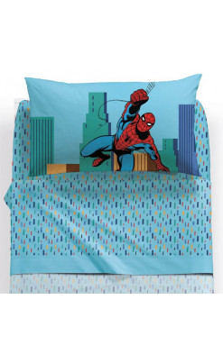 completo lenzuola Spiderman America';
