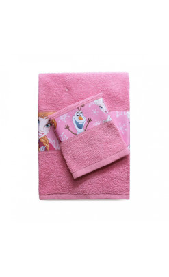 Coppia di asciugamani bambino - FROZEN';