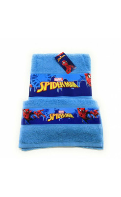 Coppia di asciugamani bambino - SPIDERMAN';