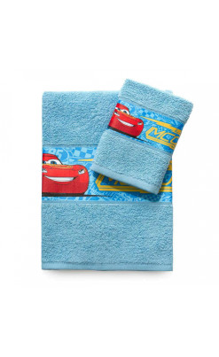 Coppia di asciugamani bambino - CARS';