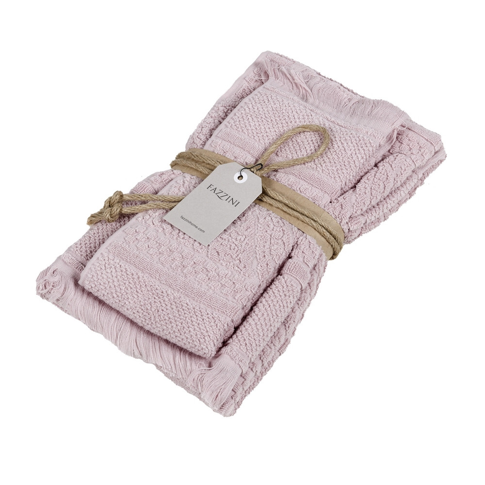 Coppia di asciugamani da bagno DAFNE - FAZZINI