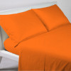 lenzuolo componibile - puro cotone - arancione