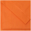 completo lenzuola arancio in puro cotone