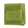 coppia di spugne asciugamani somma origami verde fava